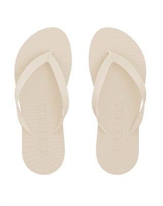 Slim Wide Strap Flip Flops